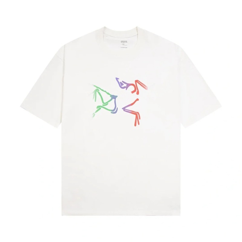 高級バードファミリー夏用格子柄プリント純綿半袖カップルラウンドネックトレンドブランドカジュアルTシャツファッショントップス|undefined