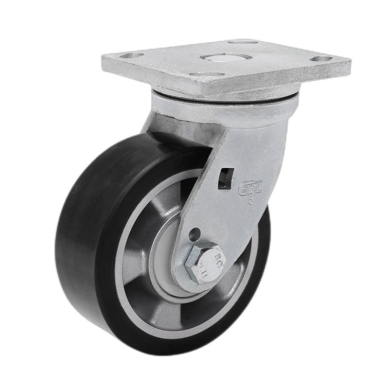 Rueda de Poliuretano Antiestática Industrial A78-86A de 5 6 y 8 Pulgadas con Freno para Logística y Almacén image 7