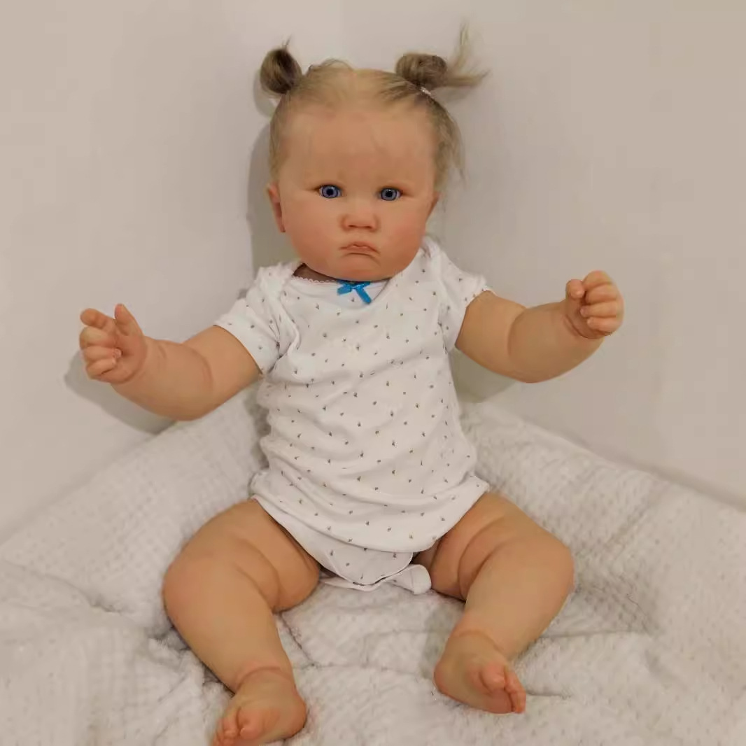 NPK60cm simulación niña bebé Charlotte muñeca renacida suministro de comercio electrónico transfronterizo una pieza de venta