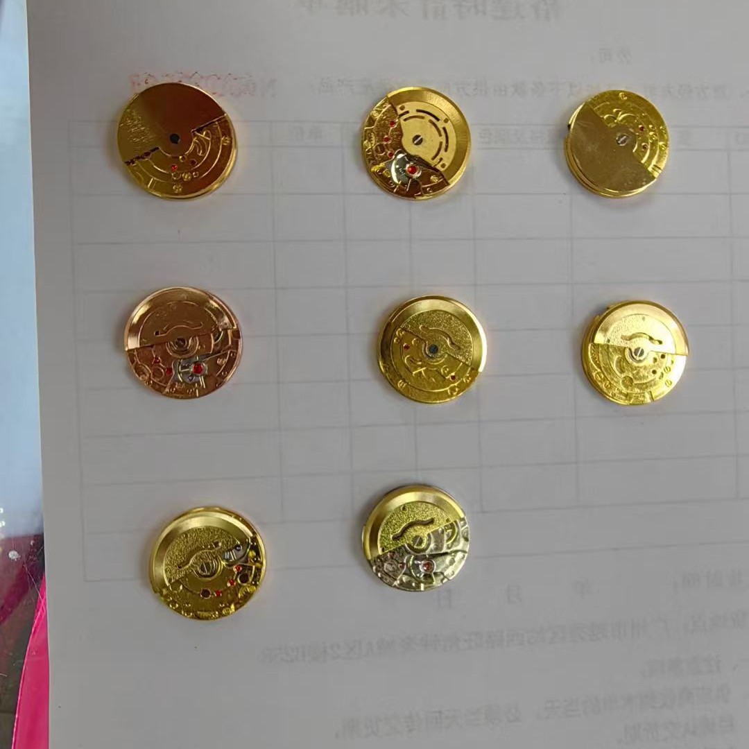 新款防机械机器合金摆佗罩子SP28扫秒石英机器佗工厂直供精美表盖