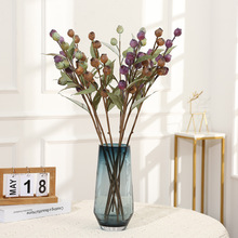 新款仿真花干枯尤加利果艺造景软装空间美陈摄影道具家居装饰批发