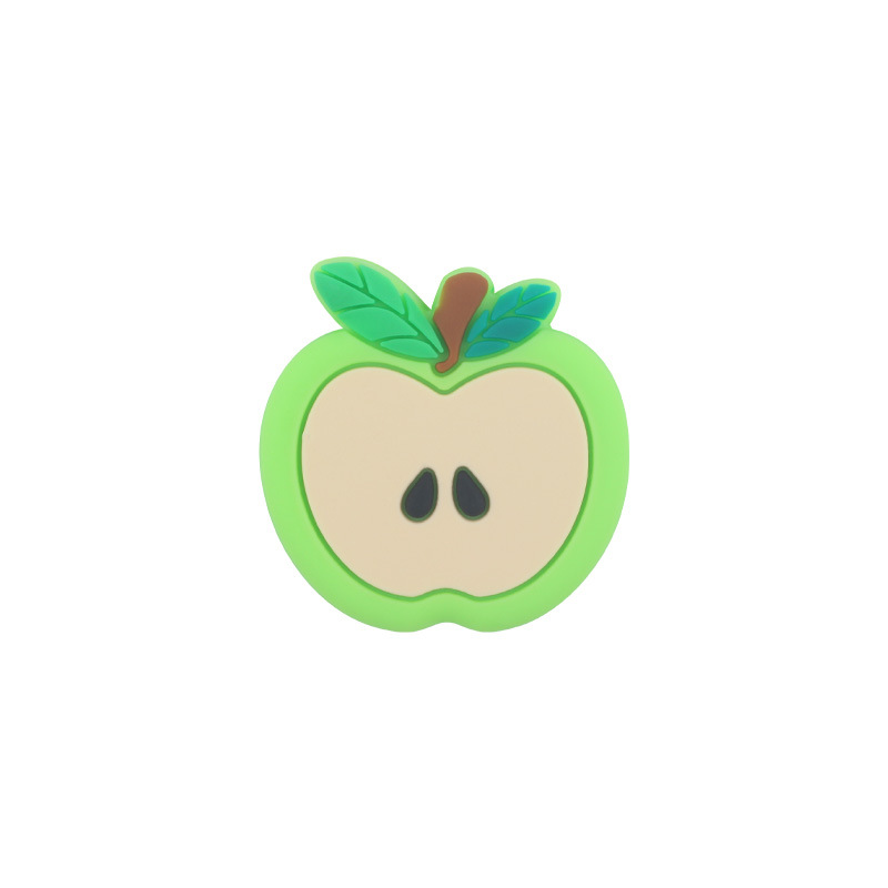 Nuevo bebé suministros de dibujos animados fruta manzana mordedor creativo bebé molar pezón cadena anti-gota cadena Accesorios