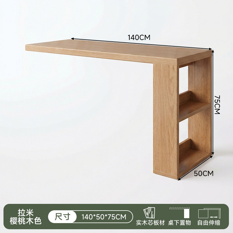 Escritorio de esquina de madera sólida con estante de libros escritorio de estudio escritorio de trabajo dormitorio escritorio de computadora en forma de L escritorio de tocador