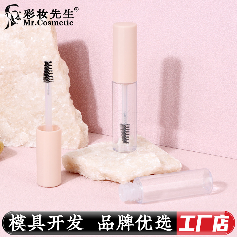 Light Pink Transparent Mascara Empty Tube, Convenient for Repacking, Empty Bottle with a Simple and Clear Appearance, High-Quality Texture, and High Aesthetic Value Light Pink Transparent Mascara Empty Tube, Convenient for Repacking, Empty Bottle with a Simple and Clear Appearance, High-Quality Texture, and High Aesthetic Value