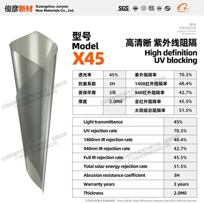 Automotive Film — Heat Insulation, Sun Protection, Explosion-Proof - 152m-17m-front-block-size-x45-skin-feeling-ultra-high-definition