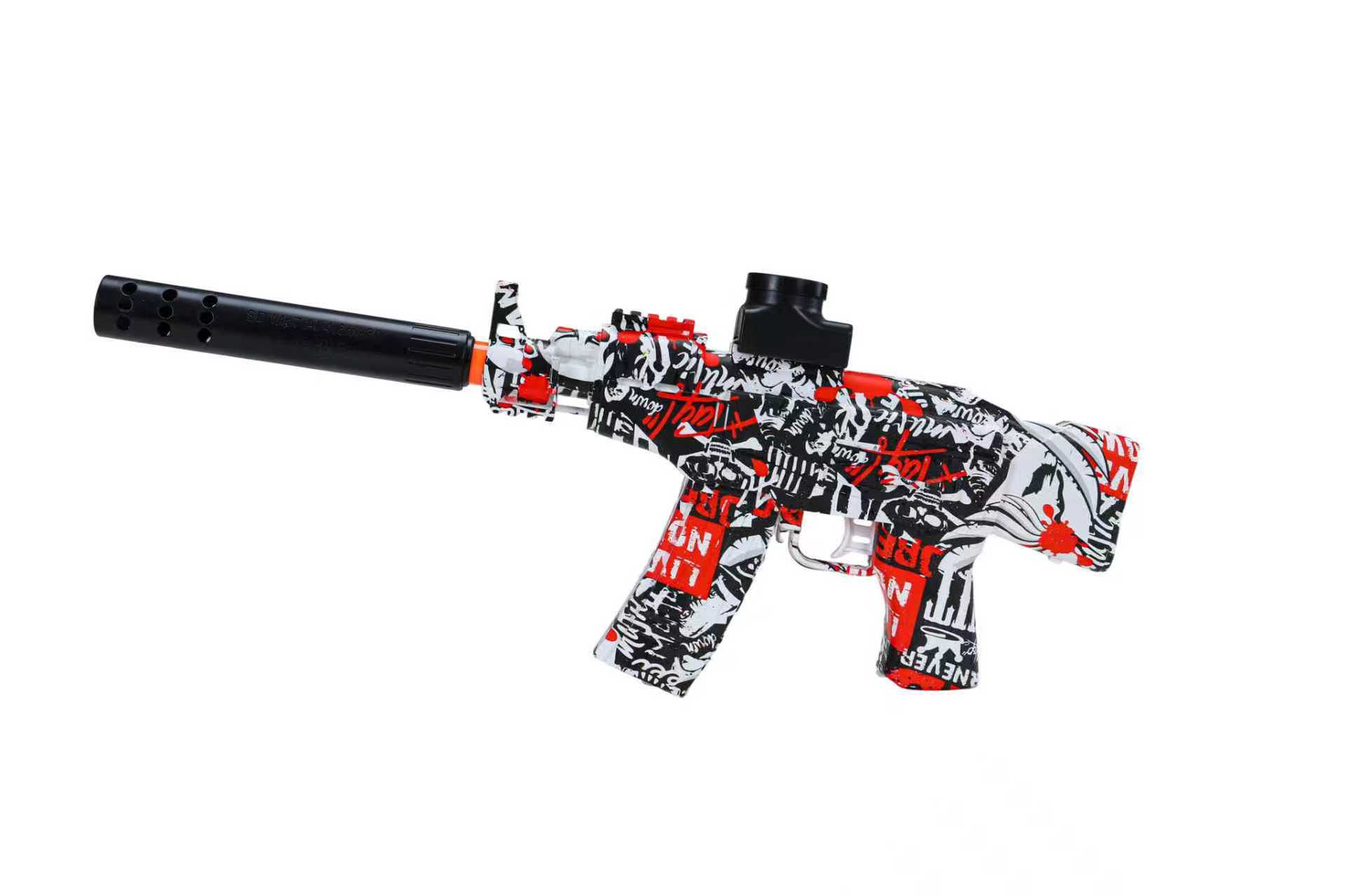 Pistola de cristal especial para AK juguete infantil con rango de disparo eléctrico de precisión juguete de agua para niños con bala suave