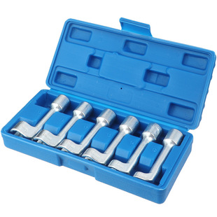 BMW Benz Volkswagen Diesel Fuel Injection Pipe Socket Wrench L-Type Open Hexagon Slot Oxygen Sensor Wrench