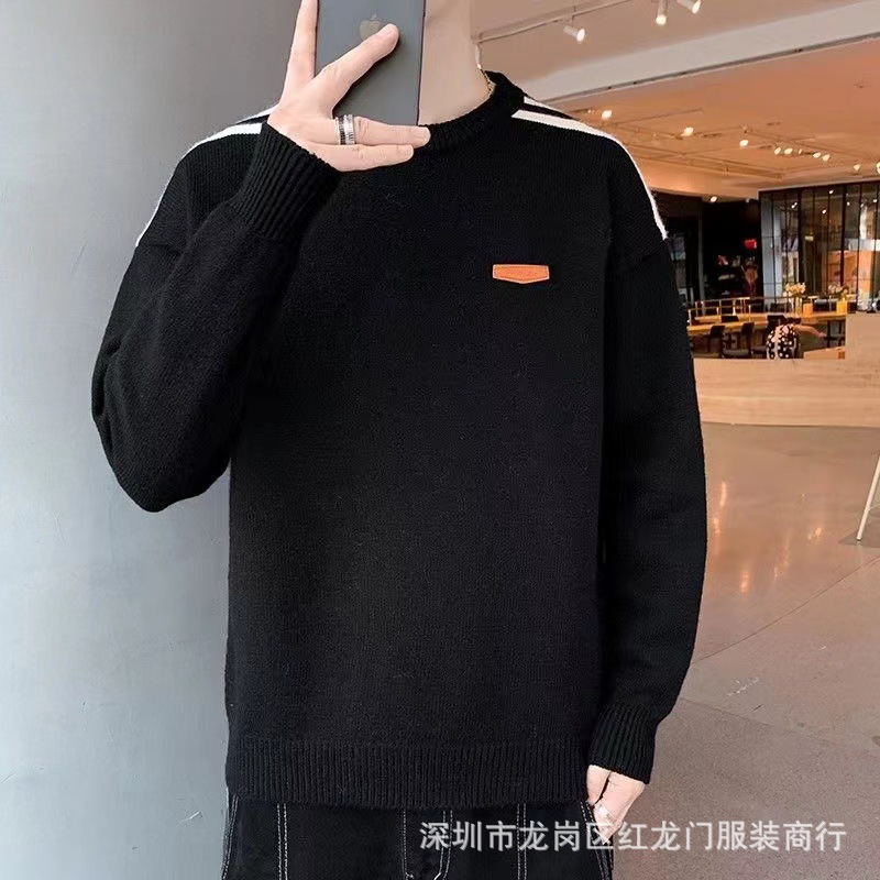 2022 Autumn and winter new stylish thick pullover sweaters for men and warm wool sweaters, wholesale from foreign trade sources at street stalls pic 11