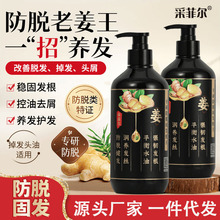 采菲尔生姜防脱固发洗发水老姜王去屑控油洁净发丝洗头膏一件代发