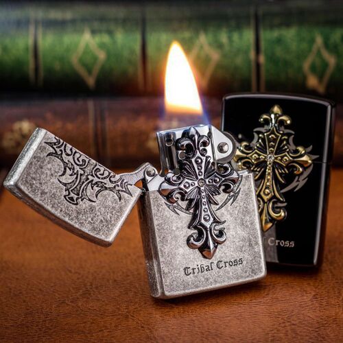 ZORRO Zorro Kerosene Lighter Men's Angel Cross Z9838A Black Ice Manufacturer Wholesale