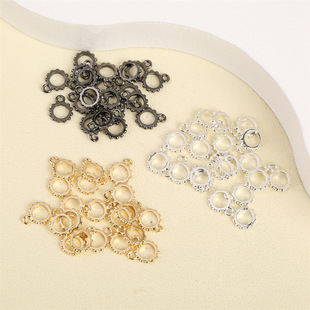 14k����ɫ����������朵����h���ӵ�Ȧ���diy�ֹ��Ʒ���