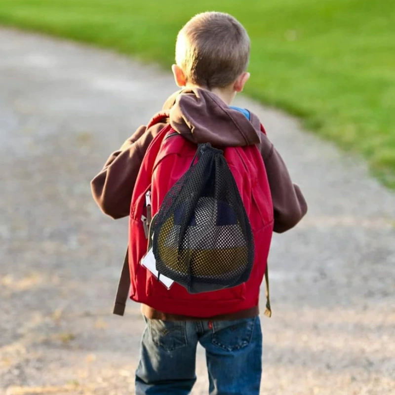 Сетчатая сумка для баскетбола, сумка для баскетбола и футбола, сумка для волейбола, сетчатая сумка на шнурке, специальная сумка для тренировочного мяча