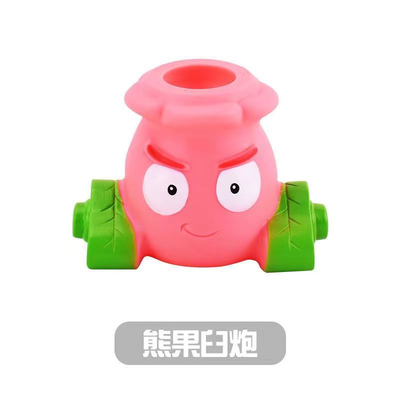 Plants vs. Zombies mecánicos genuinos a granel Gatling Pea Shooter catapulta vinilo juguete malvado dragón pequeño fantasma