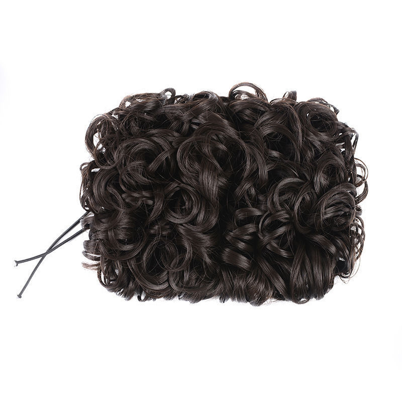 Garland vintage peine bolsa de pelo banda de pelo rizado moño bolsa de pelo cheongsam vestido bola cabeza cos Garland peine brotes de pelo