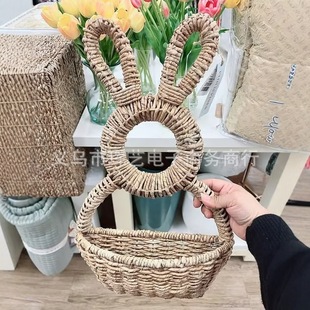 ���پ��ö����@BunnyBasketHangingWallPocketDecor�ֹ�������ˇ