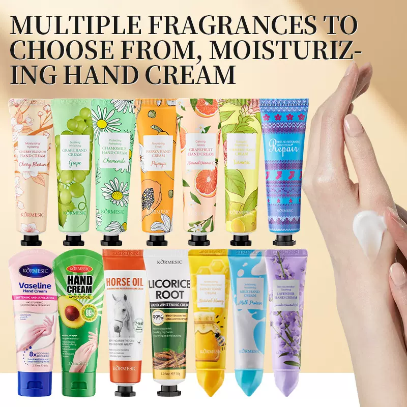 KORMESIC全英文补水便捷式护手霜hand cream跨境外贸厂家现货批发