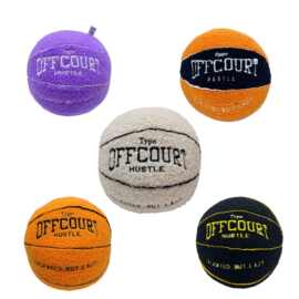 跨境新品offcourt basketball pillow 篮球毛绒抱枕毛绒公仔玩偶