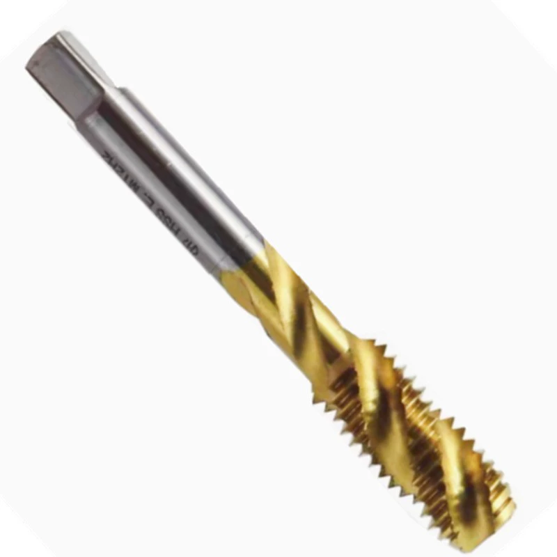 Метчик спиральный M12x1.75/m6x1/m10x1.5h2 с кобальтом, M35, титановый, с покрытием из титана, сверхтвердый, оптовые продажи