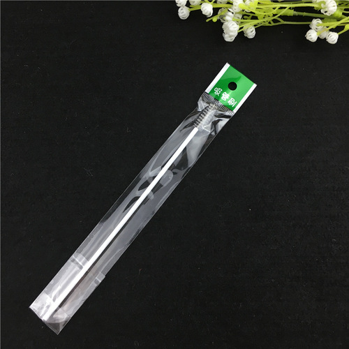 Bottle straw brush baby water cup pot water cup tube brush sampling stainless steel brush nylon test tube catheter cleaning brush