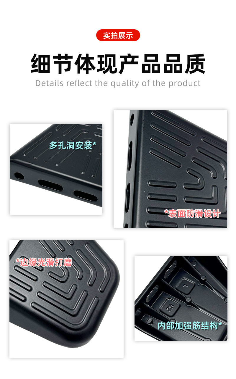 Niu 2022+ Deep Gt1 Aluminum Alloy Footrests U2 Rear Footrests Electric Scooter Rear Footrest Accessories Direct Installation