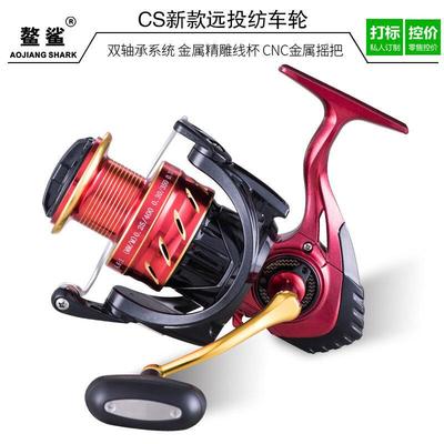 猎渔王鳌鲨渔具海钓轮CS红鹰全金属渔轮纺车轮渔线轮锚鱼轮远投轮|ru