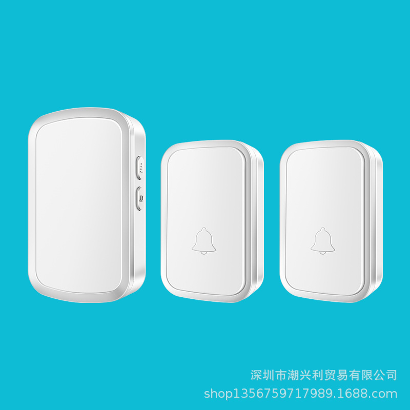 门铃家用无线超远距离电子遥控叮咚门铃老人呼叫器免打孔防水