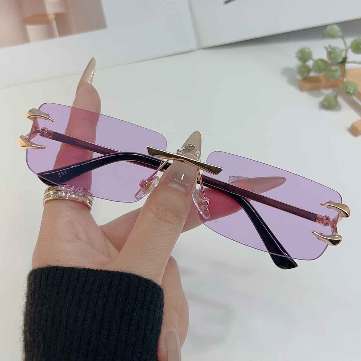 Golden Purple Purple Frame