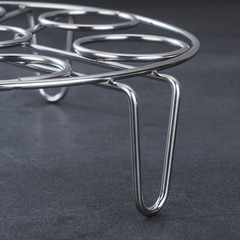 3.0mm Thickened and Widened Stainless Steel Steamer Rack Multifunctional High-Low Leg Steamer Grid Tray Insulated Steamer Egg Rack Steam Frame