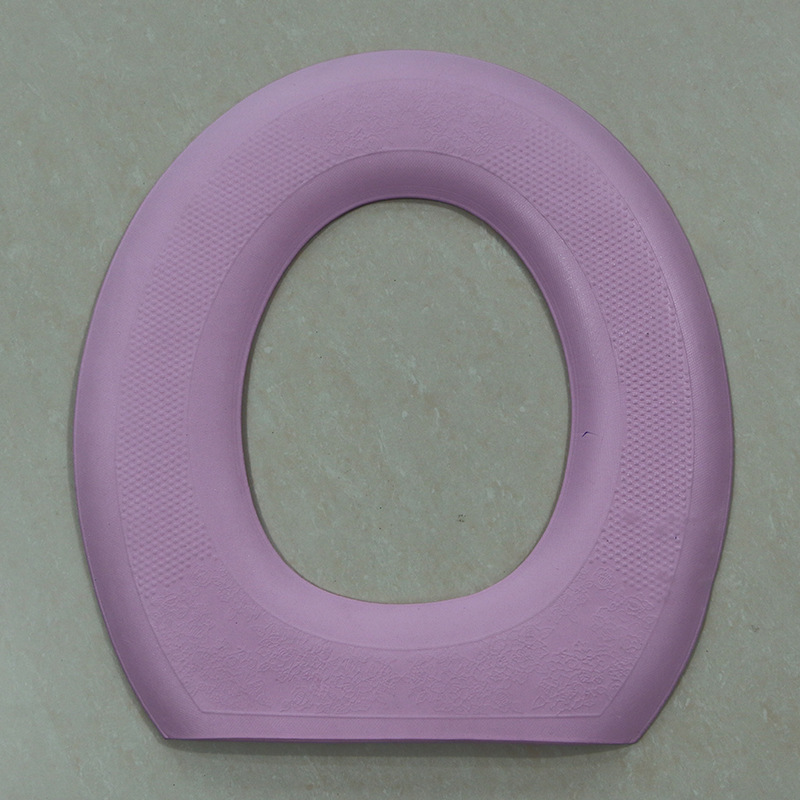 Cojín de asiento de inodoro EVA adhesivo Four Seasons universal de secado rápido anti-fouling cojín de asiento de inodoro EVA impermeable suave cojín de asiento de inodoro