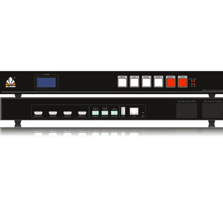 60-секундный HDMI аудио и видеоредактор Rack-модуль задержки HDMI изображение задержка цифровой аудио и видеоделайер