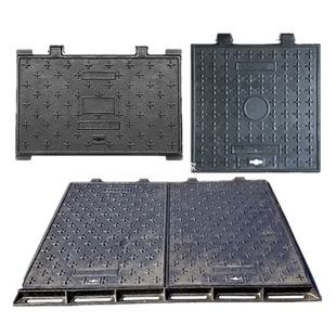 Ductile Iron Manhole Cover Rectangular Sewage Meter Fire Valve Street Light Communication Strong Current Weak Current Manhole Inspection Well