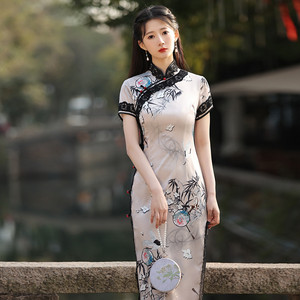 Women Chinese Dress traditional Qipao skirt