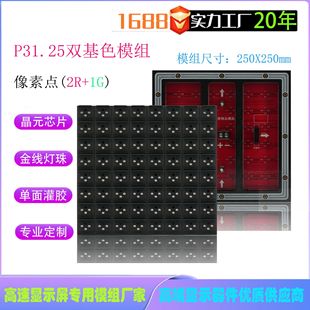 High-Speed Outdoor Traffic Screen P31.25 Dual-Color Full-Color Module Led Display with High Brightness Display