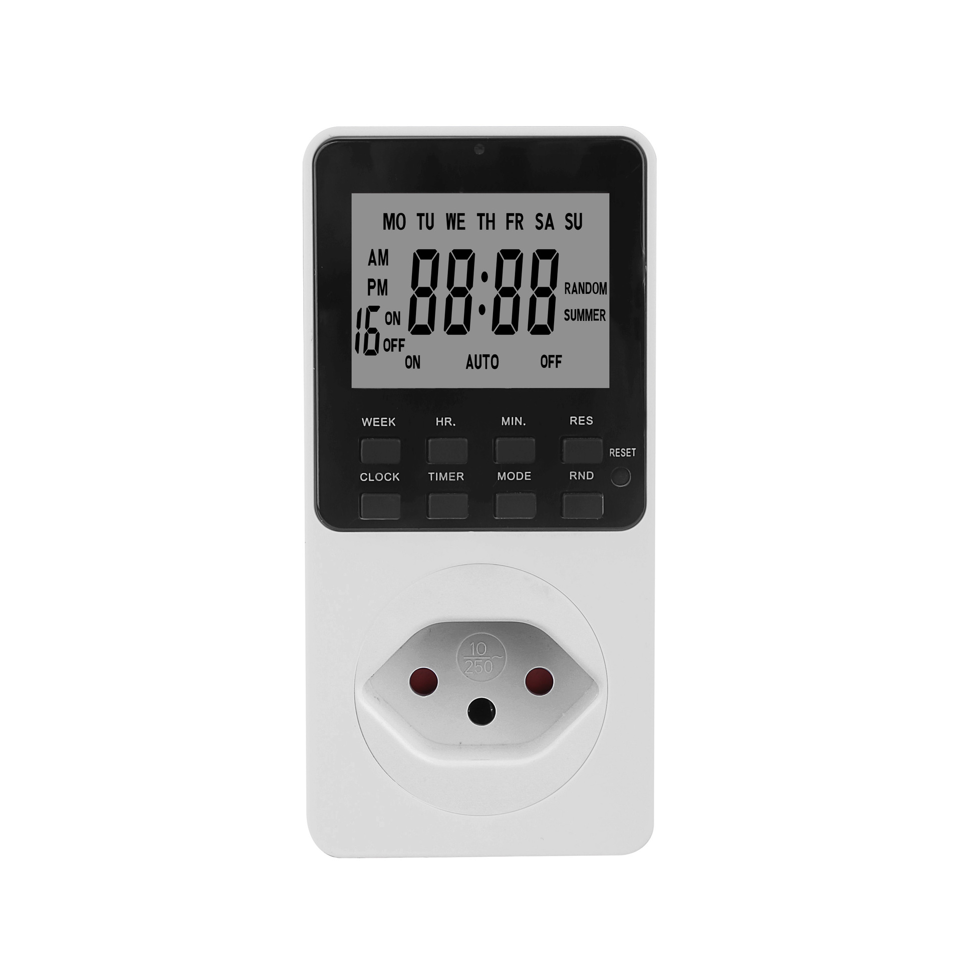 巴西新款定时开关插座 电子计时器智能多功能定时器 厨房插座