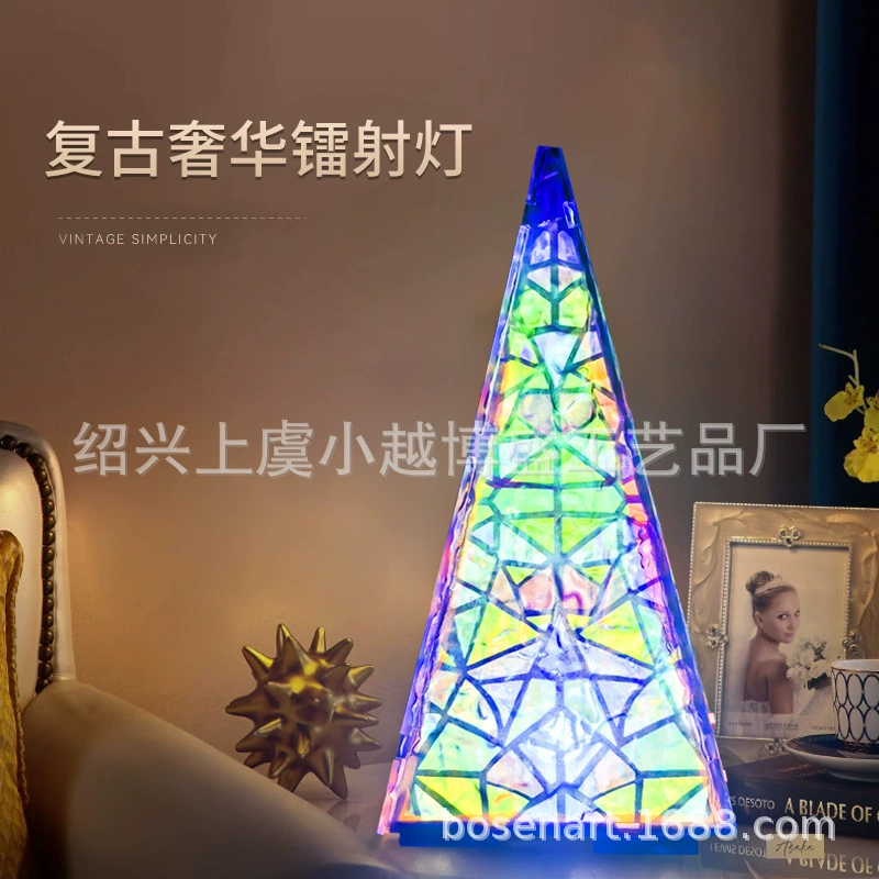 Богемный ветер ночной свет деревянная светящаяся база ночной свет рабочий стол креативные украшения подарок на день рождения