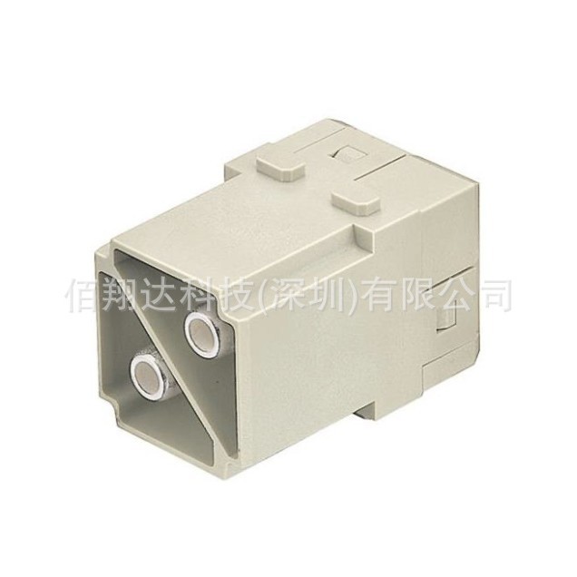 HARTING浩亭09140022655 2针100A 公头 双模块 铜合金 6...10mm²