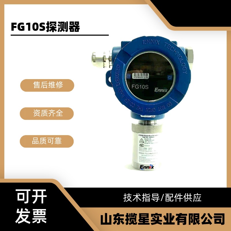 固定式氧气一氧化碳硫化氢探测器恩尼克思FG10S可燃有毒气体检测