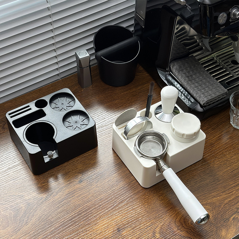 Coffee appliance storage seat three-piece set Italian coffee machine universal storage powder press base powder distributor suit Coffee appliance storage seat three-piece set Italian coffee machine universal storage powder press base powder distributor suit