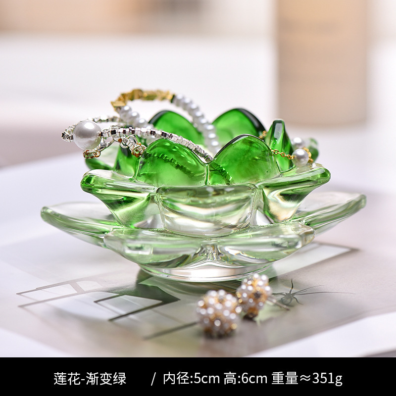工場製ガラス蓮の花燭台 結婚式のお祝い燭台飾り クリスマス 家庭用祭典ガラス透明燭台|undefined