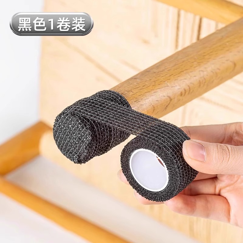 Upgraded black 1 roll [can tie about 1 chair] thickened and wear-resistant