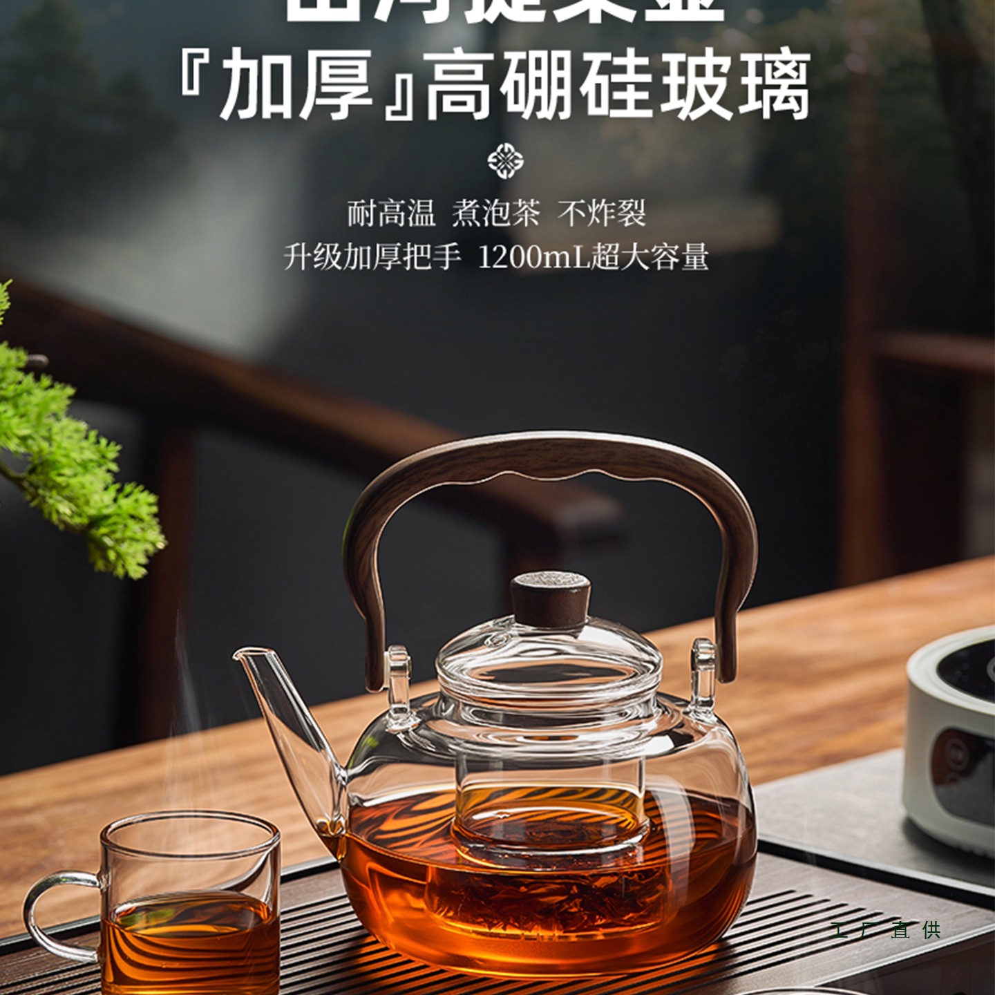 泡茶壶2025新款玻璃烧水壶家用茶具套装电陶炉煮茶器煮茶壶