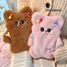 超可爱小熊热水袋注水式热水泰迪熊暖水袋暖手宝暖宝宝暖手宝保温