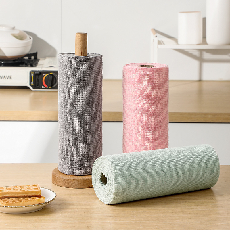 Hand-Shredded Rag Microfiber Towel Roll Cross-Border Kitchen Lazy Dishwashing Towel Housekeeping Cleaning Multi-Functional Strong Water Absorption Hand-Shredded Rag Microfiber Towel Roll Cross-Border Kitchen Lazy Dishwashing Towel Housekeeping Cleaning Multi-Functional Strong Water Absorption