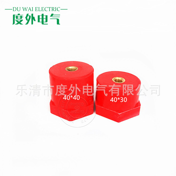 SB40*30新能源储能绝缘柱JYZ-M8*30变频器汽车电池六角绝缘子M10