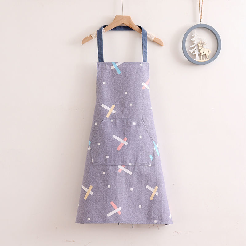 조정 가능한 코튼 캔버스 목-기하학적 회색