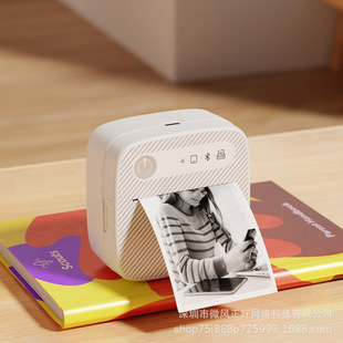 Mini label printer student pocket wrong question printer thermal home printing photo gift