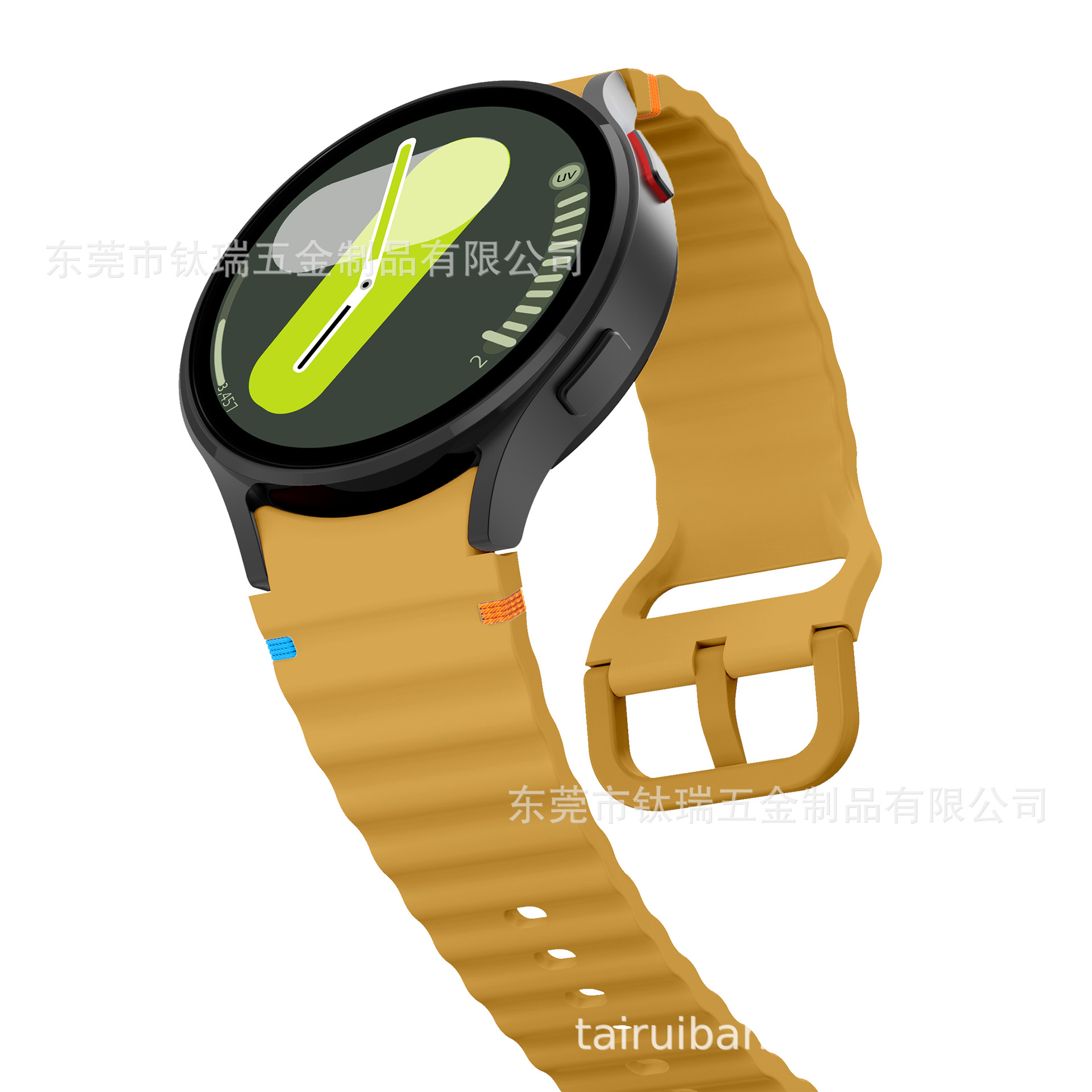 Applicable to the official Galaxy watchFE/6/5/4 with wavy seam silicone strap of Samsung Watch 7 undefined