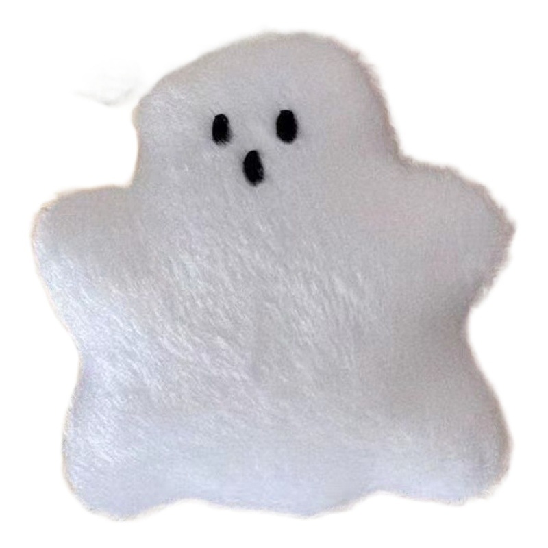 Divertido blanco pequeño fantasma mochila colgante muñeca Linda bolsa de peluche adornos accesorios muñeca ins llavero