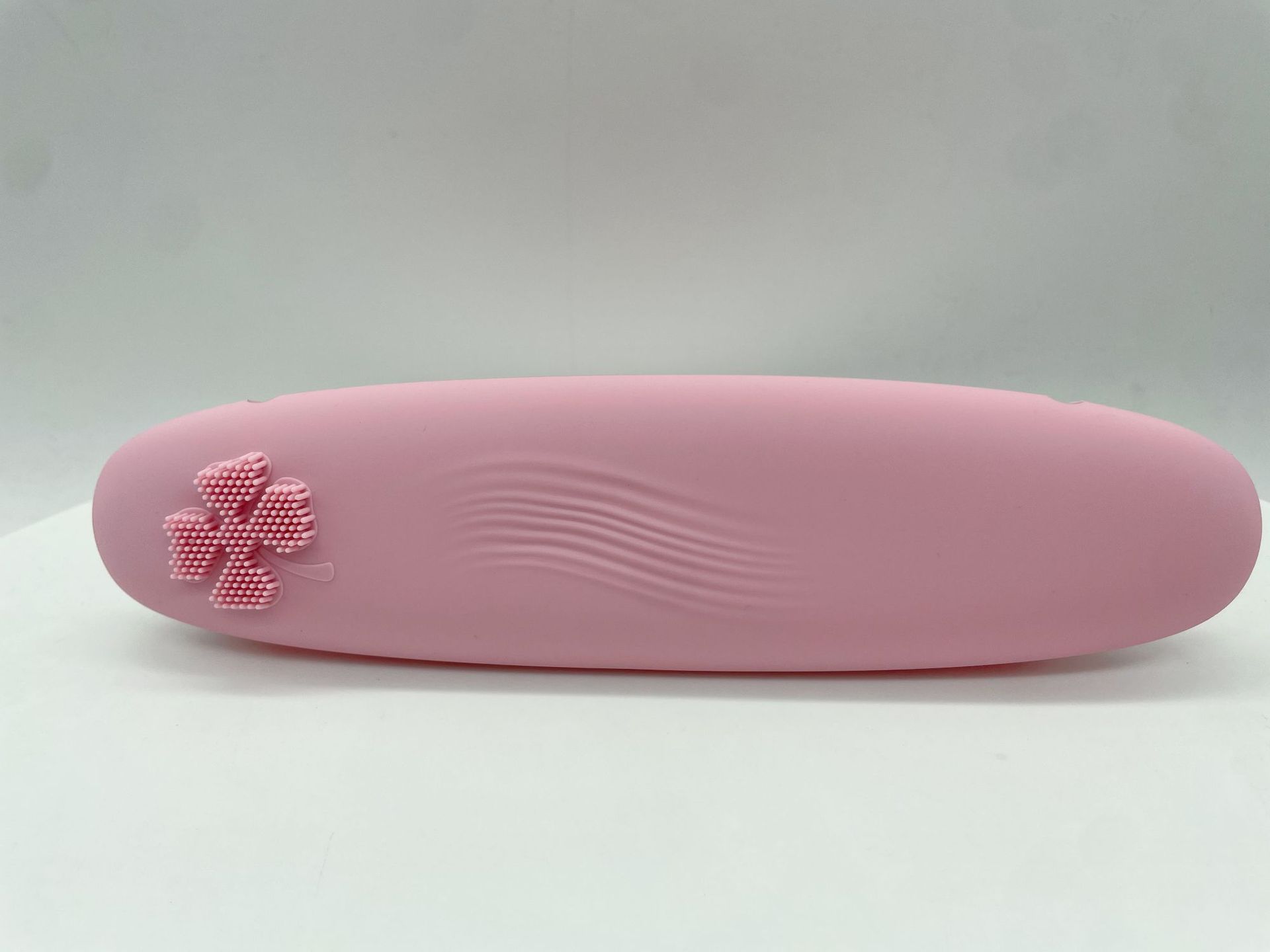 타원형 화장품 가방 핑크