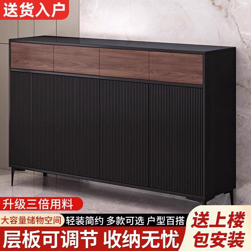 Light Luxury Italian Sideboard Storage Drawer Cabinet Entrance Cabinet Creative Living Room Bedroom Hotel Restaurant Office Decoration